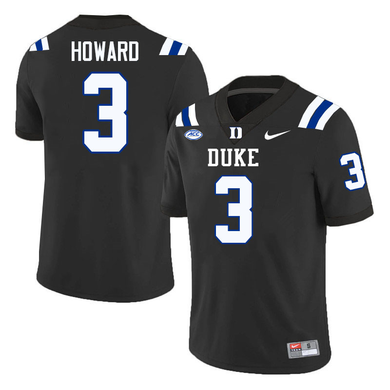 Alex Howard Duke Jersey,Duke Blue Devils #3 Alex Howard Jersey Youth College-Black